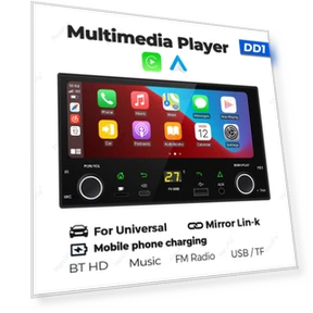 Universal 6.86-inch HD Touchscreen CarPlay Auto 2 Din Multimedia Video Player — Navigation & GPS Accessories, Auto Launcher