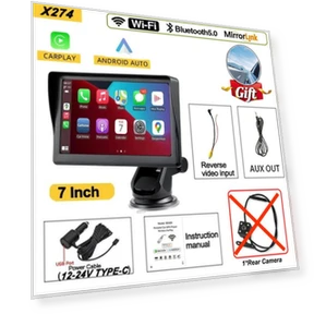 Universal 7-inch Wireless CarPlay Android Auto Car Radio Multimedia Video Player — Stereo Receivers, Auto Accessories Home