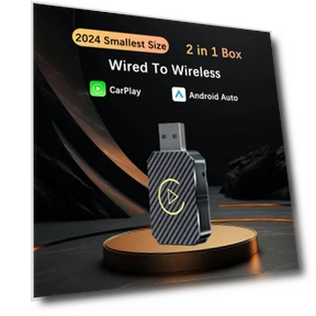 USB CarPlay AI Box 2in1 — Stereo Receivers, Auto Launcher