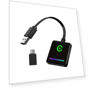 2-in-1 Wireless CarPlay Android Auto Adapter — Stereo Receivers, Simplistic Living Home