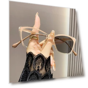 Color Changing Cat Eye Frame Glasses — Sun Protection Eyewear, CICI Global Glasses