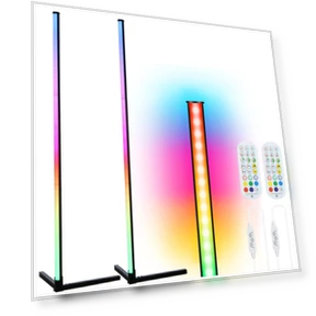 Connected RGB Floor Lamp with Controller — Standing Lights, Neoglint