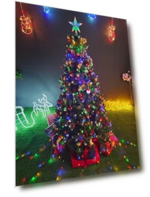 LED Ring Lights for Christmas Trees and Garden Decoration — String Lights, AI Supermarket
