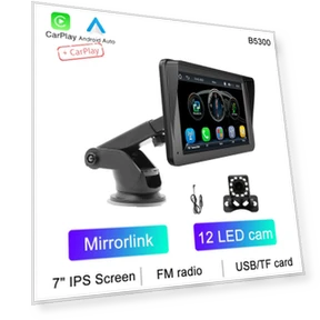 Portable IPS Player Android Auto Carplay — Stereo Receivers, Auto Launcher