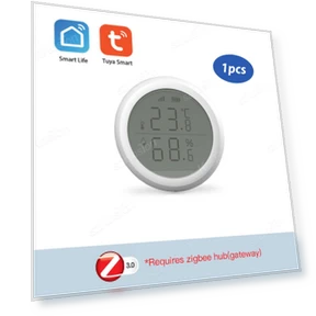 Temperature and Humidity Sensor with LCD Display — Home Climate Control, Tuya Smart
