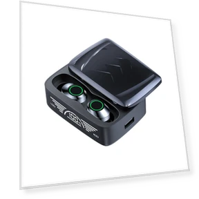 Wireless Bluetooth Earbuds with Digital Display — In-Ear Headphones, QUEED
