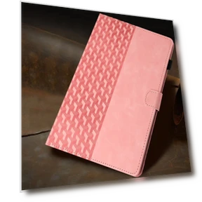 Building Blocks Embossed Leather Smart Tablet Case for iPad 10th Gen 10.9 2022 — Keyboard Cases