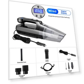 4-in-1 Car Vacuum Pump with Wireless Charging — Vacuums, GearUp AutoMoto