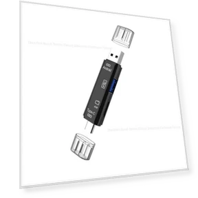 5-in-1 Multifunctional USB Type-C Card Reader and TF Converter — Memory Card Adapters, Home of smartphone & tablet accessories
