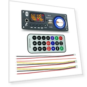 Bluetooth Module with MP3 Decoder and Car Audio Amplifier — Wireless Audio Transmitters, AI Supermarket