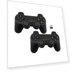 Double Wireless Game Controller 2.4G — Gamepads & Standard, AI Supermarket