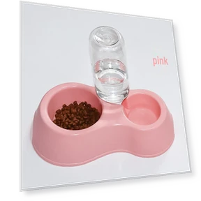 Dual-purpose cat bowl with anti-spill protection and automatic water refill — Cat Dining Essentials, AI Supermarket