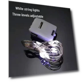 LED Flower Star Garland — String Lights, AI Supermarket