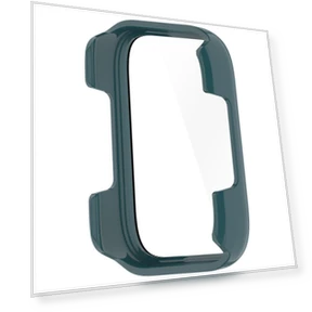 PC Case with Tempered Glass, Smart Watch G V9 Screen, Protective Case with Scratch Green — Screen Protectors, Happy Electronic King