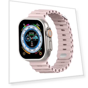 Silicone Strap for Apple Watch Ultra Marine — Bands, AI Supermarket