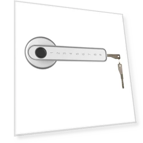 Smart Door Lock with Fingerprint and Password — Electromagnetic Security Locks, TOMTOP JMS