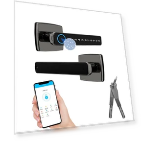 Smart Door Lock with Fingerprint — Locks, TOMTOP JMS