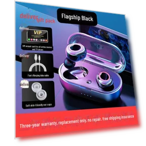 Wireless Bluetooth 5.3 Dual Earbuds with Battery and Digital Display — Phone Accessories, AI Supermarket