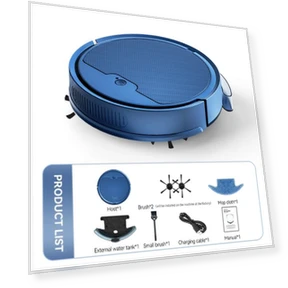 3-in-1 Wireless Vacuum for Sweeping and Cleaning — Smart Cleaning Robots, Xing Hui