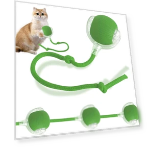 Interactive Rolling Ball Toy for Cats and Dogs — Cat Playthings, Hong Rose