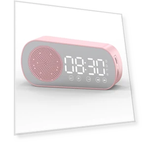 Multifunctional Smart Digital Mirror Alarm Clock with Bluetooth Speaker — Alarm, Tooarts