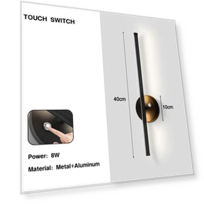 Touch LED Wall Light — Wall Lighting, Chic Home