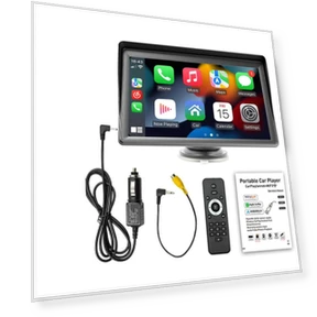 Universal 7-inch Car Radio with Wireless CarPlay and Android Auto — Stereo Receivers, Auto Launcher