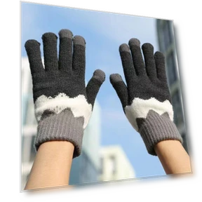 Warm Wool Gloves with Touchscreen — Gloves, CrossCart