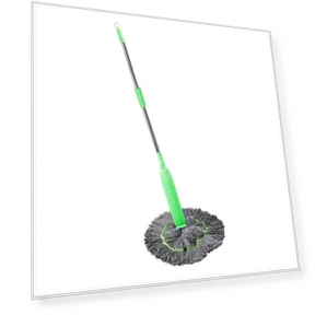 2-in-1 Dehydrated Mop with 360-Degree Rotating Ultra-Thin Microfiber Heads — Mop Accessories, Smartdbird