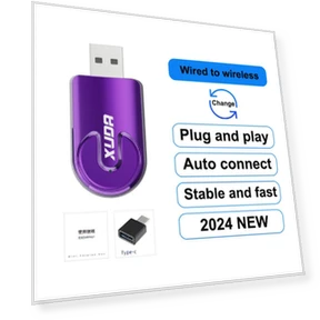 2-in-1 Wireless CarPlay Adapter — Stereo Receivers, Timeless Home