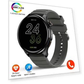 Amoled Touch Screen Smartwatch — Smartwatches, Tiktop2