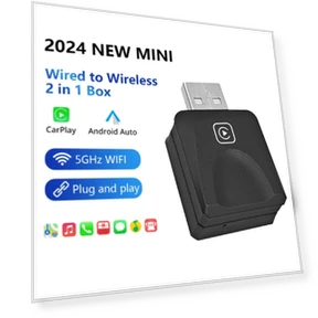 Carplay and Android Auto 2-in-1 Mini Adapter — Stereo Receivers, Timeless Home