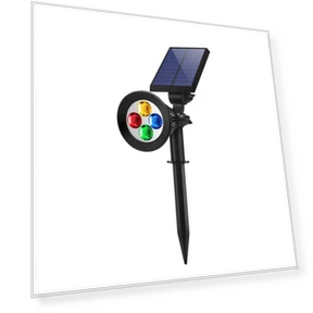RGB Solar Spotlight — Outdoor Illumination, Smart Mouse