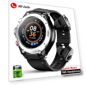 Smart Watch 2 In 1 TWS Wireless Bluetooth Headset — Wearable Accessories, Tiktop2