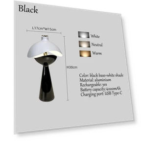 Wireless Desk Lamp with Dimming — Study & Desk Lighting, Chic Home