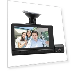 3-channel dash cam with rotating mechanism — Dashboard Cameras, OutsideWorld