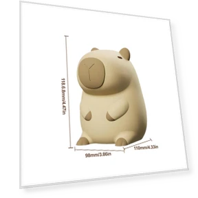Adorable Capybara LED Night Light — Night Lights, DC-HOME Textile