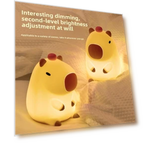 Capybara Night Light — Night Lights, Home Whispers