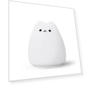 Kawaii Cat Lamp LED Night Light — Night Lights, DC-HOME Textile