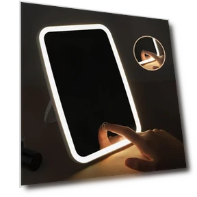 Portable LED Cosmetic Mirror — Compact & Travel, Home selection