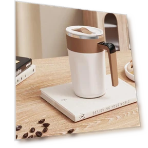 Smart Mixing Cup with LED Temperature Display — Beverage Warmers, Chic Interiors