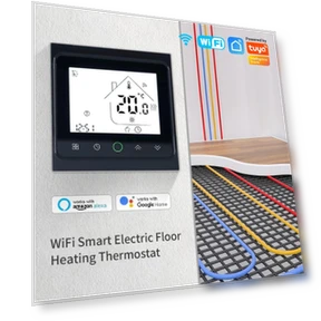Smart WiFi Thermostat — Home Climate Control, Modern Home Furnishing