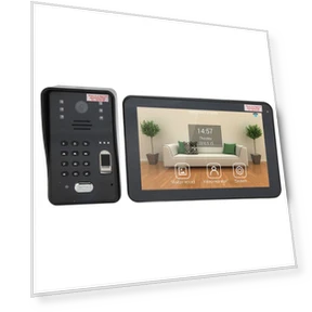 9-inch Wired Video Doorbell — Smart Home Security, OutsideWorld
