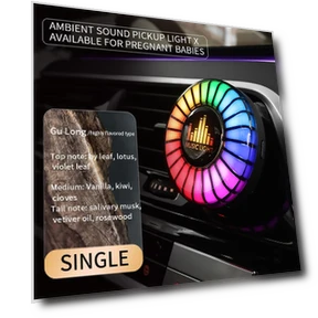 Car Ambient RGB LED Music Rhythm Lamp — Light Kit, KITCHEN-MALL