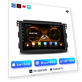 Car Radio with GPS, CarPlay, Android Auto — Stereo Receivers, JIUYIN