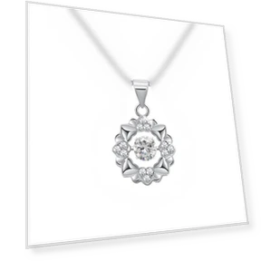 Heart-shaped Dance Pendant Necklace — Smart Jewelry, Original jewelry design