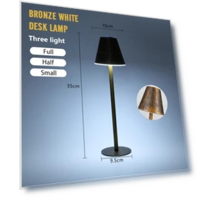 Metal Desk Lamp with Touch Dimming — Desk & Table Lighting, paraiclukl