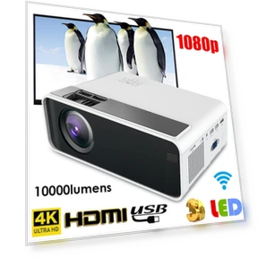 Mini HD 1080P LED Smart Projector — Home Theater Projectors, OutsideWorld