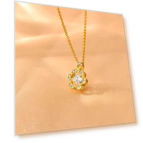 Smart Flower Necklace — Smart Jewelry, Original jewelry design