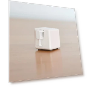 Smart Push Button Switch with Built-in Battery — Ceiling Fan Wall Controls, OutsideWorld